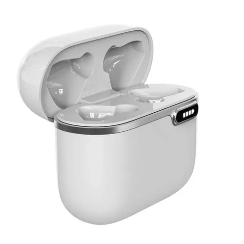 ART TWS Bluetooth sztereó headset v5.1 + töltőtok - ART AP-TW-B4W True Wireless Earphones with Charging Case - fehér