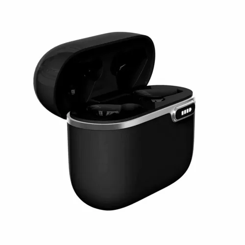 ART TWS Bluetooth sztereó headset v5.1 + töltőtok - ART AP-TW-B4B True Wireless Earphones with Charging Case - fekete