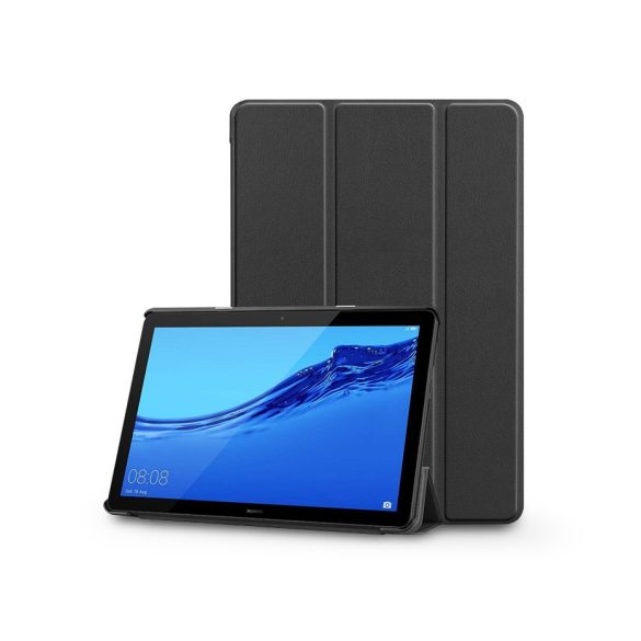 Huawei MediaPad M5 Lite 10.1 tablet tok (Smart Case) on/off funkcióval -        Tech-Protect - fekete (ECO csomagolás)