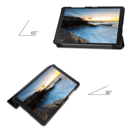 Samsung T290 Galaxy Tab A 8.0 (2019) tablet tok (Smart Case) on/off funkcióval  -Tech-Protect - fekete (ECO csomagolás)