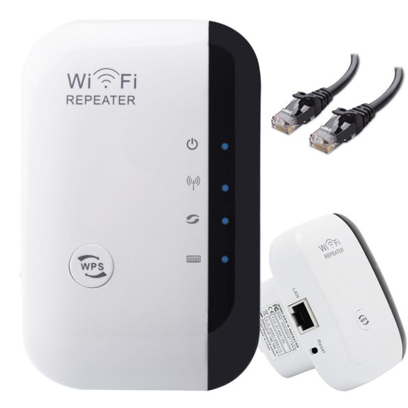 WiFi router, jelerősítő, accesspoint - B/G/N, 2.4 Ghz, 300 Mbps, DHCP, WPS (DA00936)