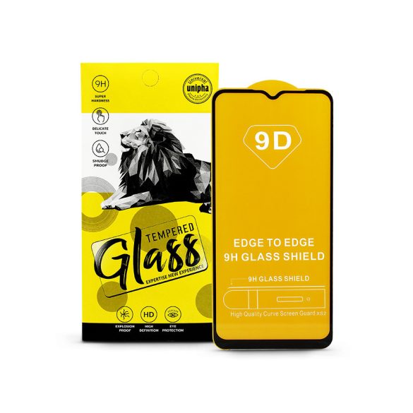 Samsung A025G Galaxy A02s/A037G Galaxy A03s üveg képernyővédő fólia - Tempered  Glass - 1 db/csomag - fekete