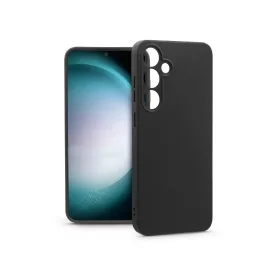 Samsung SM-S921 Galaxy S24 szilikon hátlap - Matt - fekete