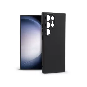   Samsung SM-S928 Galaxy S24 Ultra szilikon hátlap - Matt - fekete