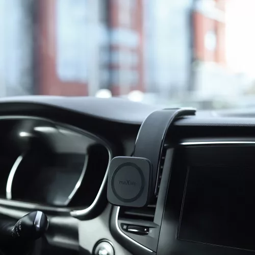 Maxlife univerzális műszerfalra helyezhető mágneses autós tartó - Maxlife MXCH-15 Magnetic Car Holder - fekete