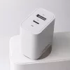 Maxlife MXTC-06 PD+QC 20W gyorstöltő adapter USB + Type-C + Type-C/Lightning kábel - fehér