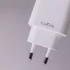 Maxlife MXTC-06 PD+QC 20W gyorstöltő adapter USB + Type-C + Type-C/Lightning kábel - fehér