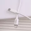 Maxlife MXTC-06 PD+QC 20W gyorstöltő adapter USB + Type-C + Type-C/Lightning kábel - fehér
