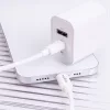 Maxlife MXTC-06 PD+QC 20W gyorstöltő adapter USB + Type-C + Type-C/Lightning kábel - fehér
