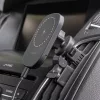 Maxlife szellőzőrácsba illeszthető vezeték nélküli autós tartó/gyorstöltő MagSafe funkcióval - 15W - Maxlife MXCH-16 Magnetic Car Holder - fekete