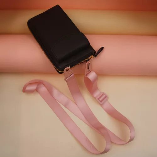Univerzális telefontartó nyakpánt - rózsaszín