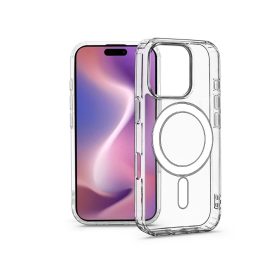   Apple iPhone 16 Pro Max szilikon hátlap - Anti Shock MagSafe - átlátszó