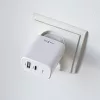 Maxlife MXTC-06 PD+QC 20W hálózati gyorstöltő adapter Type-C + USB - fehér