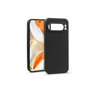   Haffner Matt szilikon tok - Google Pixel 9 Pro XL 5G - fekete