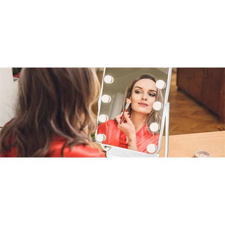 Humanas HS HM01 FEHÉR sminktükör led világítással