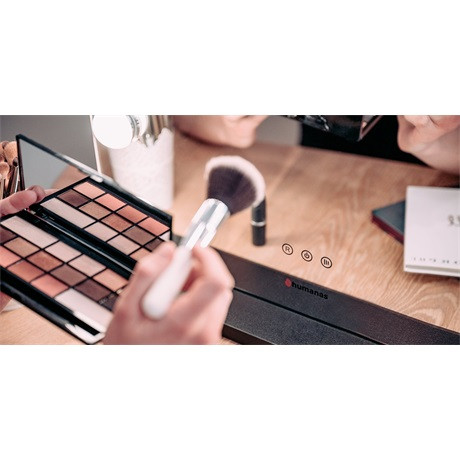 Humanas HS HM02 FEKETE sminktükör led világítással