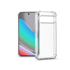   Haffner Anti Shock kamervédős szilikon tok - Google Pixel 10/10 Pro - átlátszó