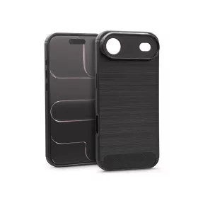 Haffner Carbon szilikon tok - Apple iPhone Air - fekete