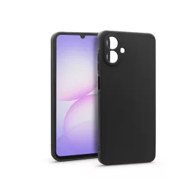   Haffner Matt szilikon tok - Samsung SM-A075 Galaxy A07 4G - fekete