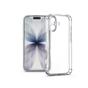   Haffner Anti Shock kamervédős szilikon tok - Apple iPhone 17 - átlátszó