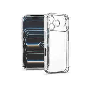   Haffner Anti Shock kamervédős szilikon tok - Apple iPhone 17 Pro - átlátszó