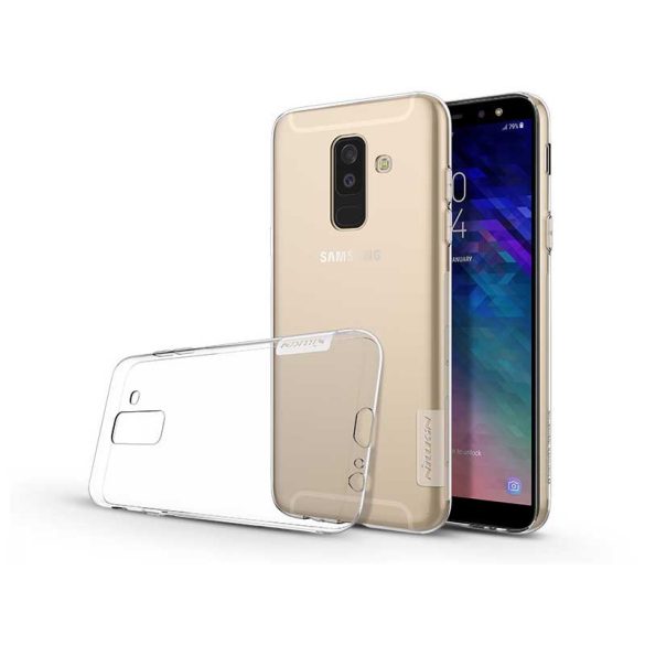 Samsung A605 Galaxy A6 Plus (2018) szilikon hátlap - Soft Clear - átlátszó