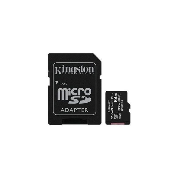 Kingston SDCS2/64GB memóriakártya + adapter