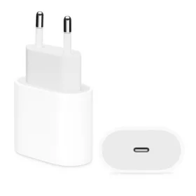   Apple MUVV3ZM/A hálózati töltő type-c, 20w, pd gyorstöltő, mhje3zm/a utód, fehér