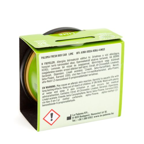 Paloma Illatosító - Paloma Fresh box - Lime - 25 g (P20187)