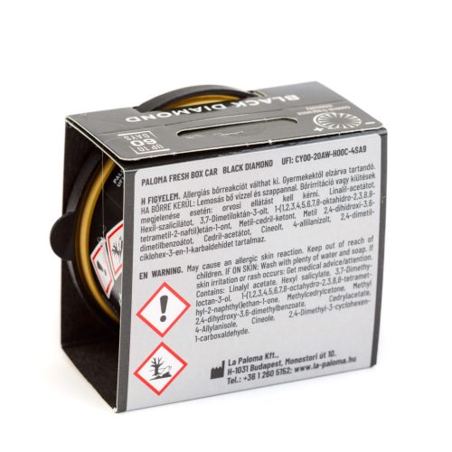 Paloma Illatosító - Paloma Fresh box - Black Diamond - 25 g (P20217)