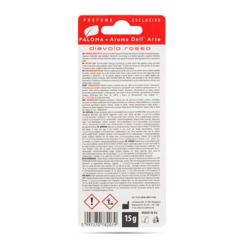 Paloma Illatosító Paloma Aroma Del 'Arte Diavolo Rosso (P82079)