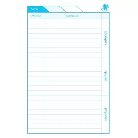 ICO 7500085002 füzet, tűzött, A5 lecke, 32 lap, vitorlás