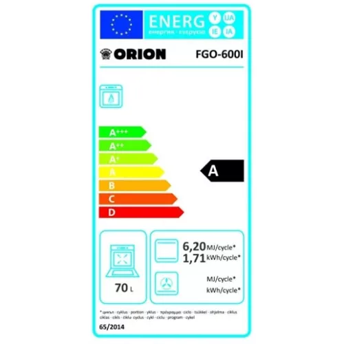 Orion FGO600I tűzhely gáz