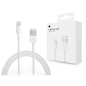   Apple USB - Lightning eredeti, gyári töltő- és adatkábel 1 m-es vezetékkel -    Lightning - MXLY2ZM/A