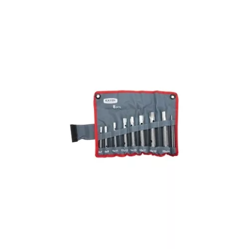 Extol Premium 8816370 csőkulcs készlet, 10db (8 csőkulcs+2 hajtóvas), crv., 6-22mm