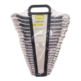   Extol Craft 8631143 csillag-villás kulcs készlet, műanyag tartóban, 21db