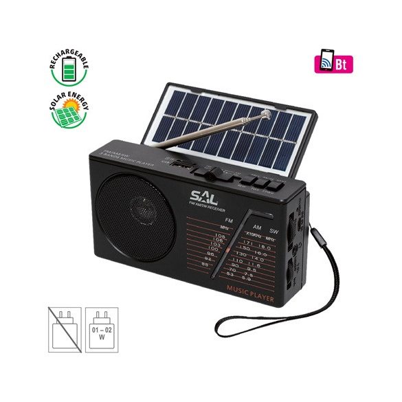 SAL RPH 1 rádió napelemes