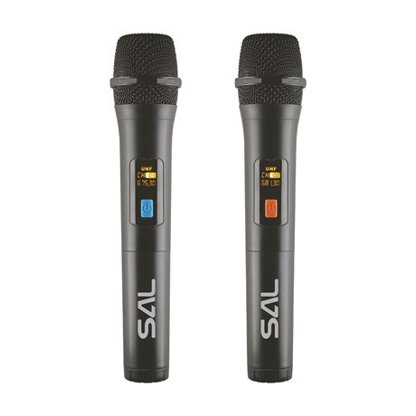 SAL PARCUBE party hangdoboz 2 db vezeték néküli mikrofonnal