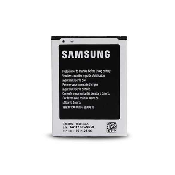 Samsung G3500 Galaxy Core Plus gyári akkumulátor - Li-Ion 1800 mAh - EB-B185BC NFC (ECO csomagolás)