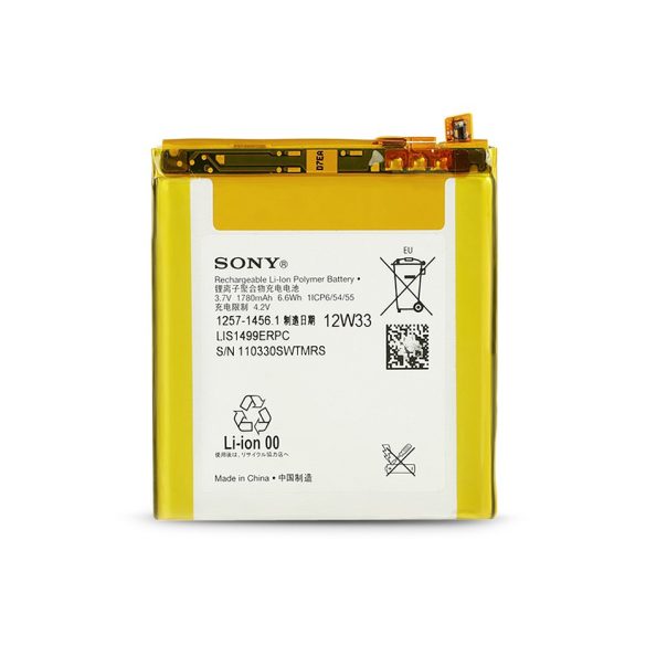 Sony Xperia T/TL gyári akkumulátor - Li-Polymer 1780 mAh - LIS1499ERPC (ECO csomagolás)