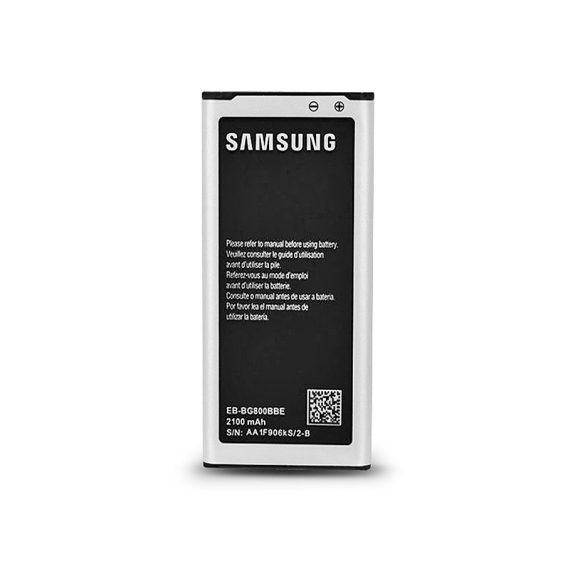 Samsung SM-G800 Galaxy S5 Mini gyári akkumulátor - Li-Ion 2100 mAh - EB-BG800BBE/CBE NFC (ECO csomagolás)