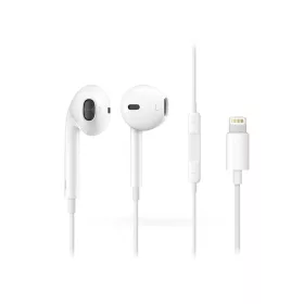   Apple iPhone eredeti távirányítós, sztereó headset Lightning csatlakozóval, mikrofonnal - MMTN2ZM/A - fehér (ECO csomagolás)