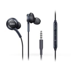   Samsung gyári sztereó felvevős fülhallgató - EO-IG955 tuned by AKG - 3,5 mm jack - fekete (ECO csomagolás)