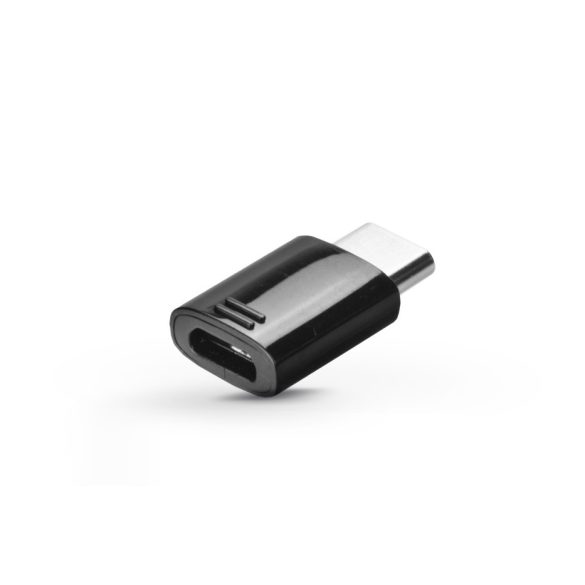 Samsung gyári micro USB - USB Type-C adapter - EE-GG970/GH98-40218A - fekete    (ECO csomagolás)