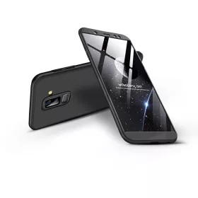   Samsung A605 Galaxy A6 Plus (2018) hátlap - GKK 360 Full Protection 3in1 - fekete