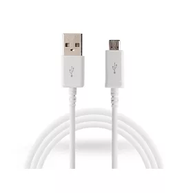   Samsung gyári micro USB adat- és töltőkábel 1,5 m-es vezetékkel - ECB-DU4EWE -  fehér (ECO csomagolás)