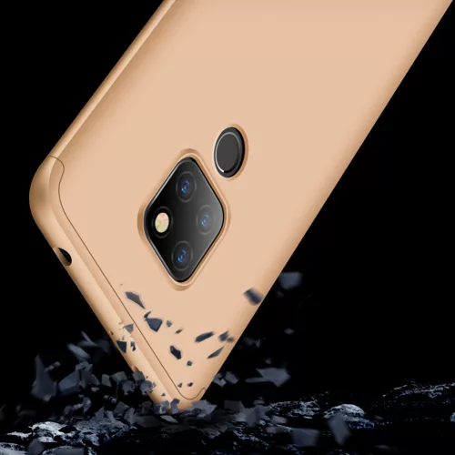 Huawei Mate 20 hátlap - GKK 360 Full Protection 3in1 - arany