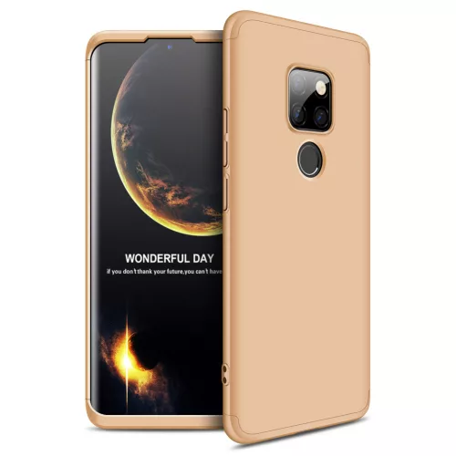 Huawei Mate 20 hátlap - GKK 360 Full Protection 3in1 - arany