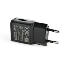   Samsung gyári USB hálózati töltő adapter - 5V/2A - EP-TA200EBE Adaptive Fast    Charging  - fekete (ECO csomagolás)