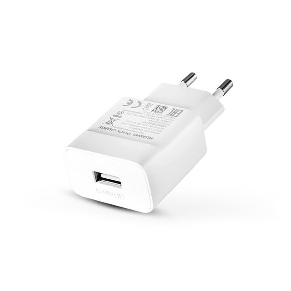 Huawei gyári USB hálózati töltő adapter - 5V/2A-9V/2A - HW-090200EHQ - fehér    (ECO csomagolás)